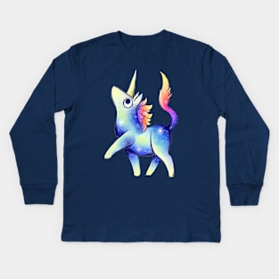 Spaceicorn! Kids Long Sleeve T-Shirt